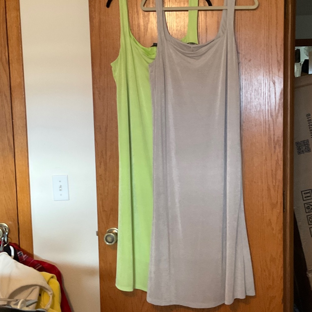 Wild Fable Lot of Two Slinky Sleeveless Dresses
